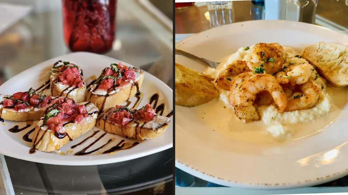 Plates set for casual dine-in service.