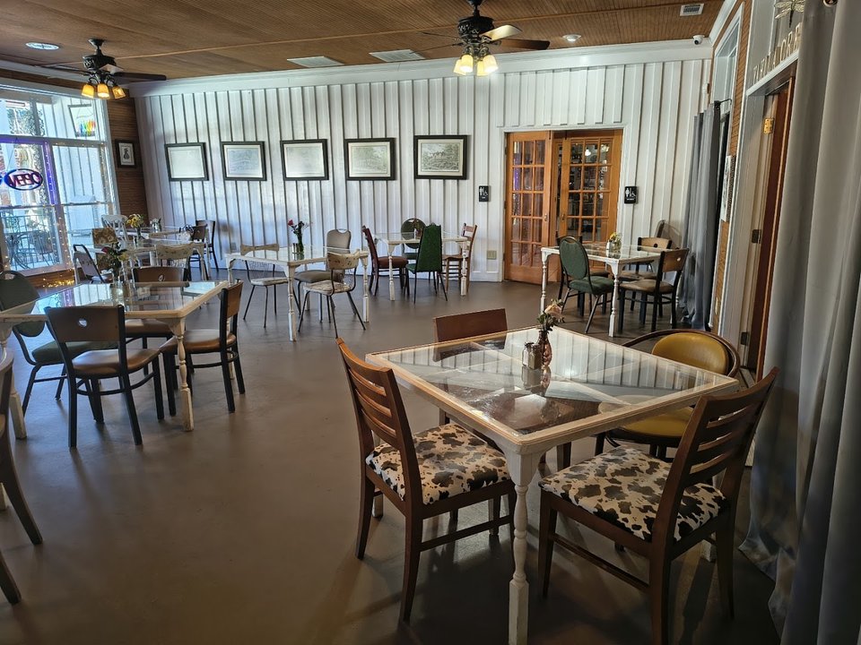 Plates set for casual dine-in service.