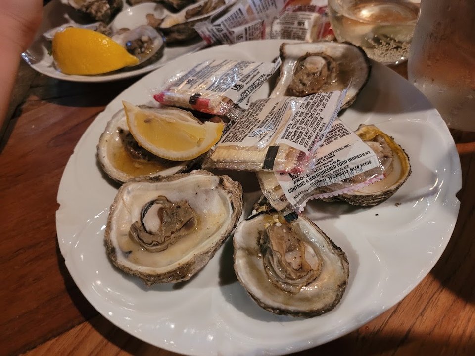 Whiskey Butter Oysters